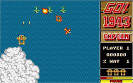 In game image of 1943: The Battle of Midway on the Atari ST.