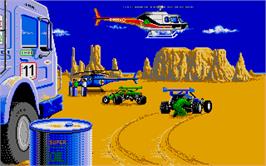 In game image of African Raiders-01 on the Atari ST.