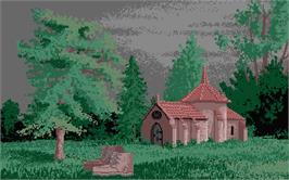 In game image of Astate: La Malédiction des Templiers on the Atari ST.
