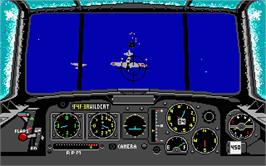 In game image of Battlehawks 1942 on the Atari ST.