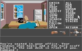 In game image of Borrowed Time on the Atari ST.
