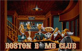 In game image of Boston Bomb Club on the Atari ST.
