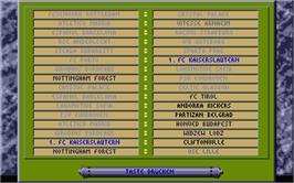 In game image of Bundesliga Manager Professional on the Atari ST.