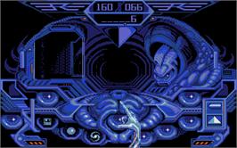 In game image of Captain Blood on the Atari ST.