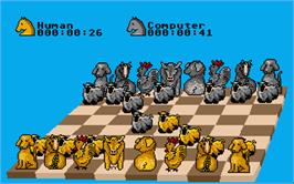 In game image of Chess Player 2150 on the Atari ST.