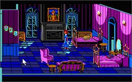 In game image of Colonel's Bequest on the Atari ST.