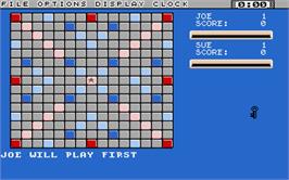 In game image of Computer Scrabble Deluxe on the Atari ST.
