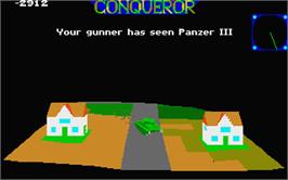 In game image of Conqueror on the Atari ST.