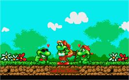 In game image of Cool Croc Twins on the Atari ST.