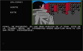 In game image of Corruption on the Atari ST.