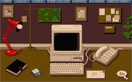 In game image of Crime Time on the Atari ST.