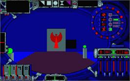 In game image of Cybercon 3 on the Atari ST.