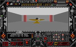 In game image of Dark Side on the Atari ST.