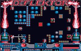 In game image of Deflektor on the Atari ST.