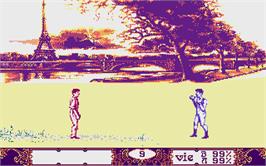 In game image of Demon's Winter on the Atari ST.