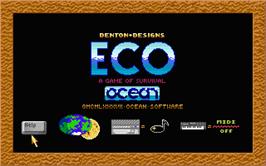 In game image of Eco on the Atari ST.