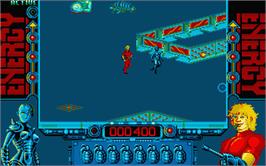 In game image of Gazza 2 on the Atari ST.
