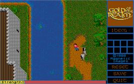 In game image of Gold of the Realm on the Atari ST.