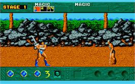 In game image of Golden Axe on the Atari ST.