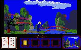 In game image of Golden Path on the Atari ST.