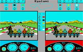 In game image of Grand Prix Master on the Atari ST.