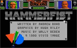 In game image of Hammerfist on the Atari ST.