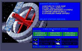 In game image of Hard Nova on the Atari ST.