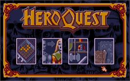 In game image of Hero Quest on the Atari ST.