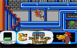 In game image of Hong Kong Phooey: No.1 Super Guy on the Atari ST.