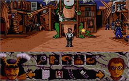 In game image of Hook on the Atari ST.