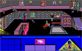 In game image of Indian Mission on the Atari ST.