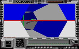 In game image of Interphase on the Atari ST.