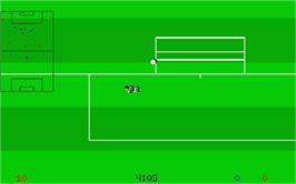 In game image of Kick Off 2: Winning Tactics on the Atari ST.