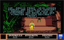 In game image of Kristal on the Atari ST.