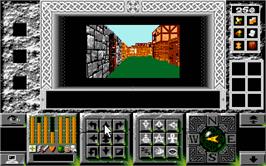 In game image of Legends of Valour on the Atari ST.