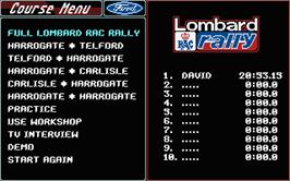 In game image of Lombard RAC Rally on the Atari ST.