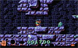 In game image of Magic Pockets on the Atari ST.