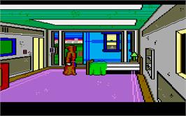 In game image of Manhunter: New York on the Atari ST.