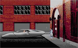 In game image of Mean Streets on the Atari ST.