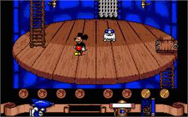 In game image of Mickey Mouse: The Computer Game on the Atari ST.