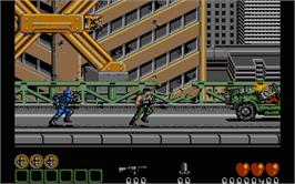 In game image of Midnight Resistance on the Atari ST.