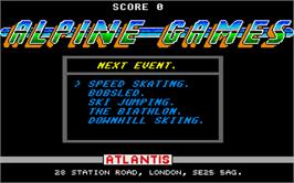 In game image of Mind Games on the Atari ST.