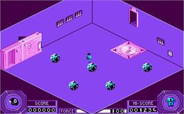 In game image of Mission on the Atari ST.