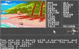 In game image of Ninja Gaiden: Shadow on the Atari ST.