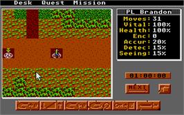 In game image of Paladin on the Atari ST.