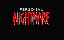 In game image of Personal Nightmare on the Atari ST.