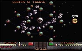 In game image of Phobia on the Atari ST.