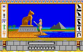 In game image of Powerplay: The Game of the Gods on the Atari ST.