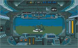 In game image of Project Neptune on the Atari ST.