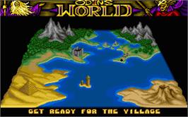 In game image of Prophecy 1: The Viking Child on the Atari ST.